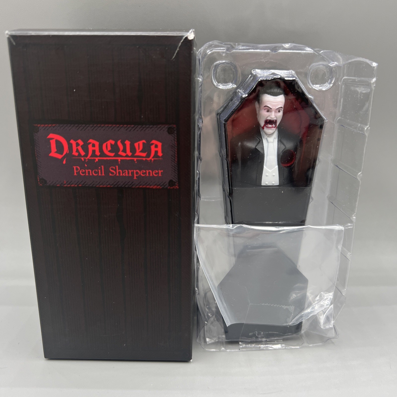 2019 Loot Crate Exclusive Dracula Coffin Pencil Sharpener New Open Box RARE HTF 2019 Loot Crate Exclusive Dracula Coffin Pencil Sharpener New Open Box RARE HTF