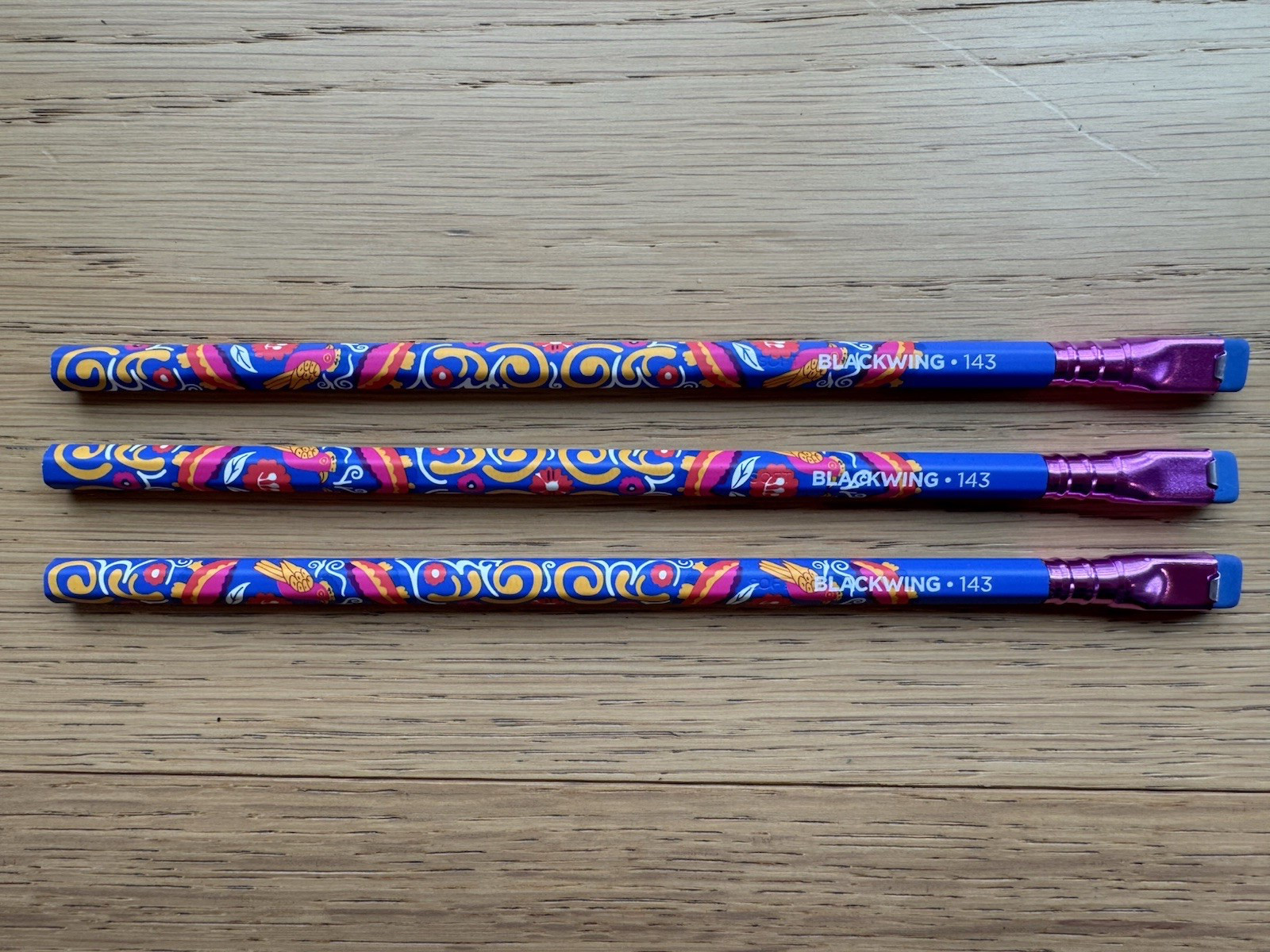 Three (3) Blackwing Volume 143 Frida Kahlo pencils: Box Not Included Three (3) Blackwing Volume 143 Frida Kahlo pencils: Box Not Included
