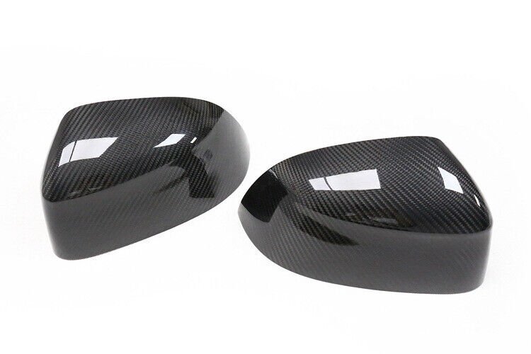 Real Dry Carbon Fiber Side Mirror Cap Overlay Cover Fits 19-26 G05 G07 X5 X7