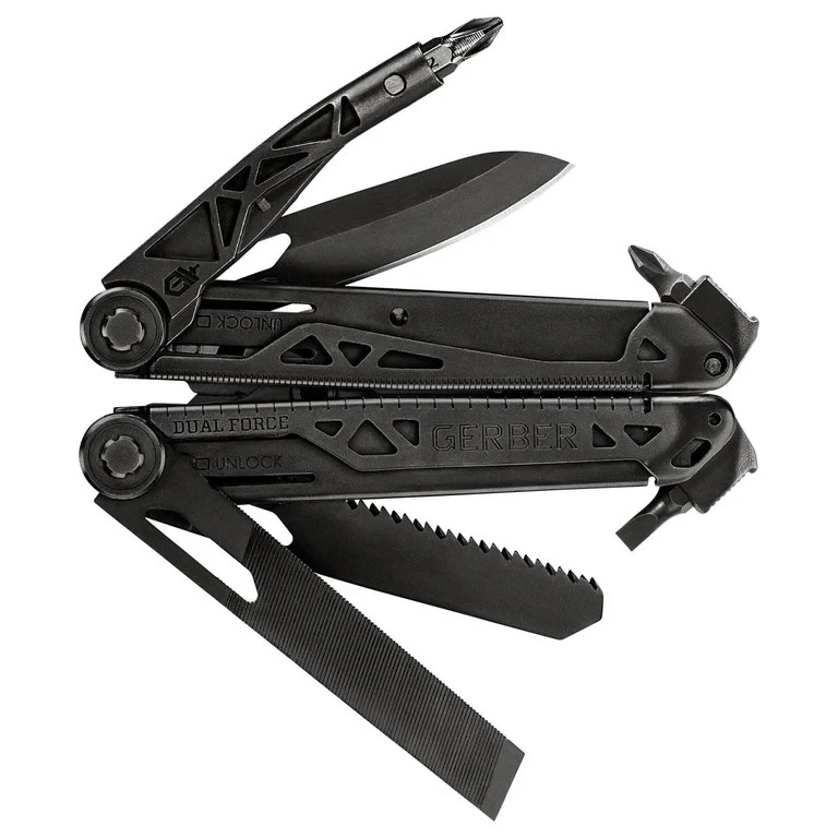 Gerber Dual-Force Black Multi-Tool 2x Jaw Force Center-Axis Driver Sheath
