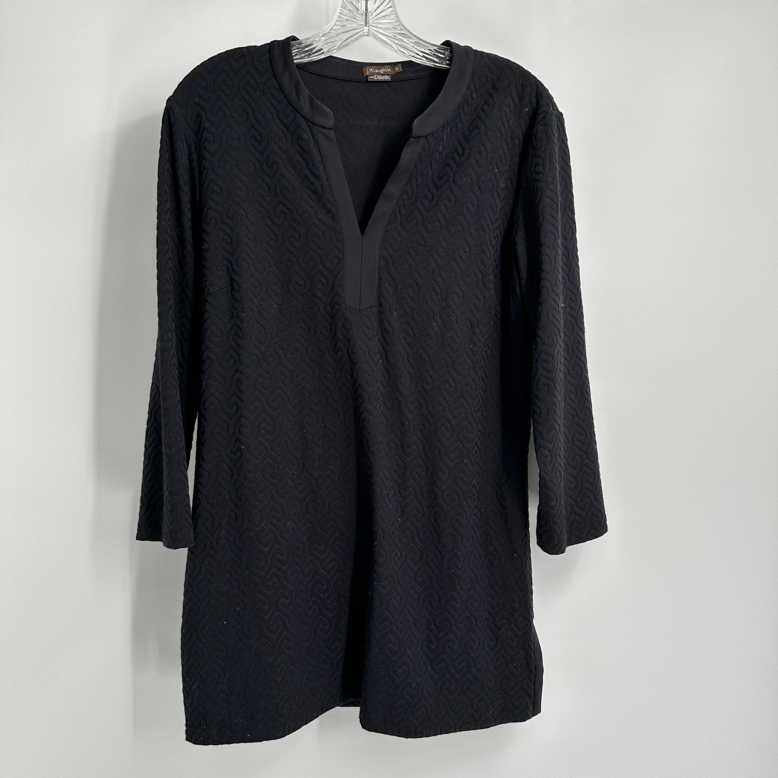 J McLaughlin Womens Old Money Tunic Top Size M Quiet Luxury Minimalist Capsule