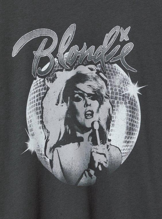 Torrid Blondie Oversized Fit Cotton Crew Tee sz 2 