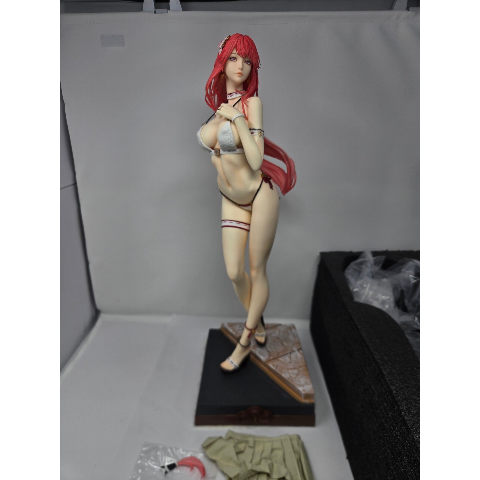 Genshin Impact Yae Miko Bikini Anime 1/4 Figure PVC Statue Resin Removable Skirt