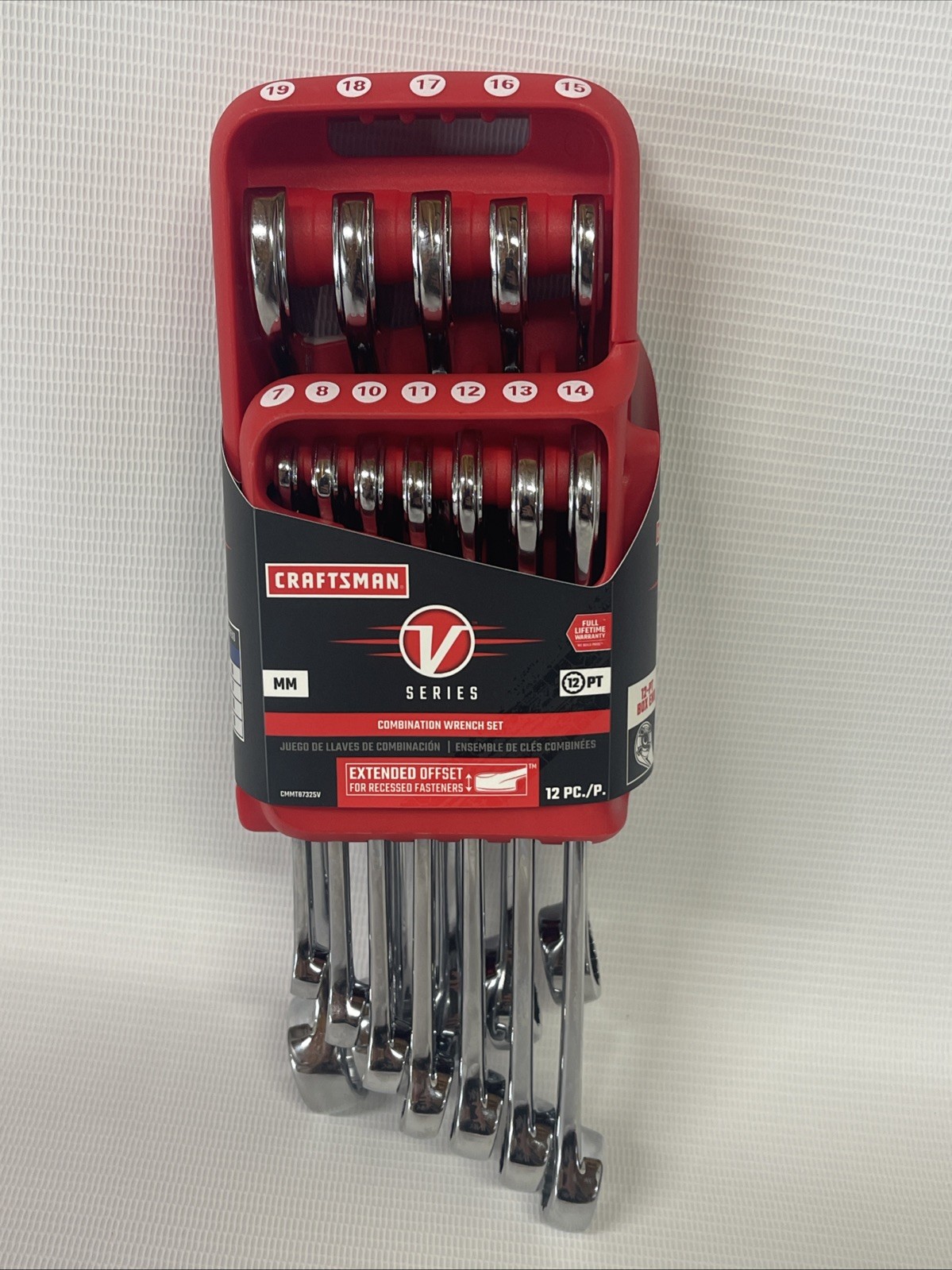 Craftsman V Series 12 Piece Metric Combination Wrench Set CMMT87325V