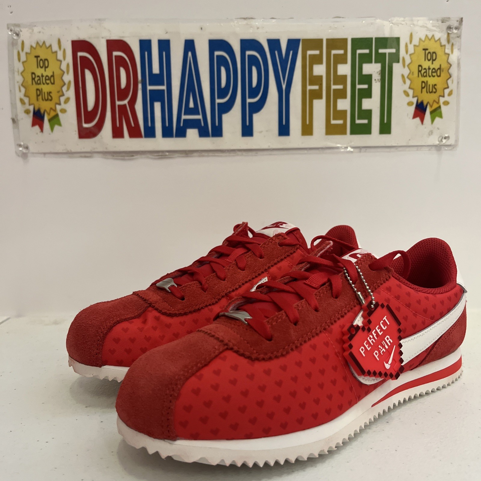 Nike Kids Cortez BG Lifestyle Shoes Youth Size Red HV5166 696 New