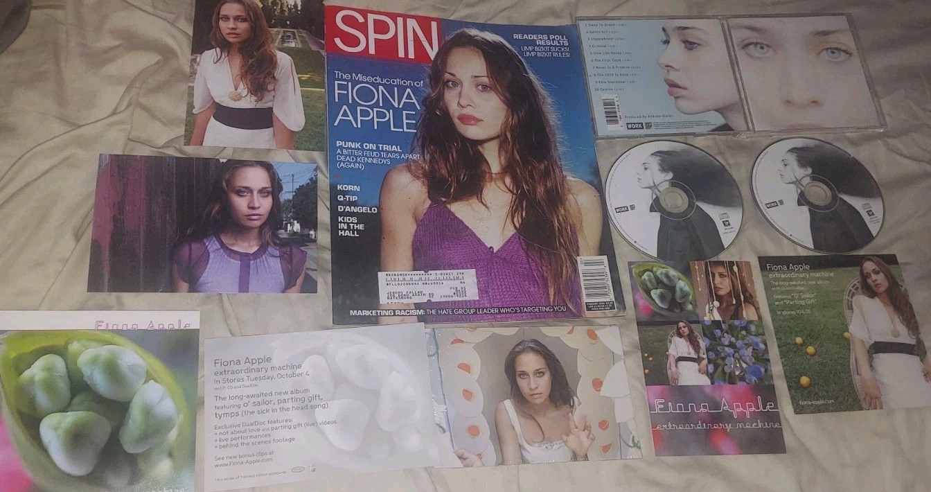 FIONA APPLE Lifetime Collection LOT Cds PROMOTIONAL Items RARE Magazine FS A LOT FIONA APPLE Lifetime Collection LOT Cds PROMOTIONAL Items RARE Magazine FS A LOT