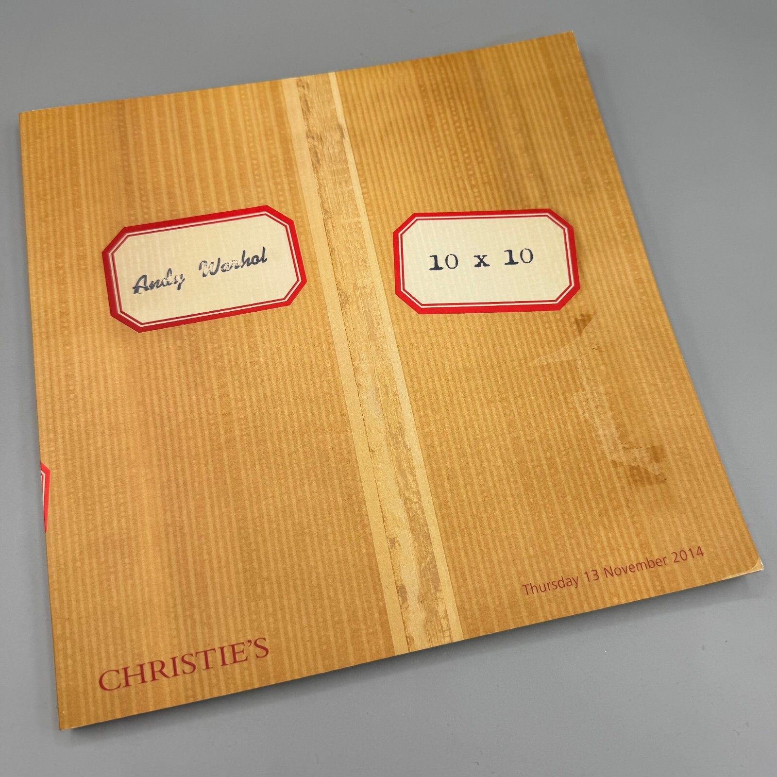 Andy Warhol 10 X 10 Christie\'s 2014 Auction Catalogue