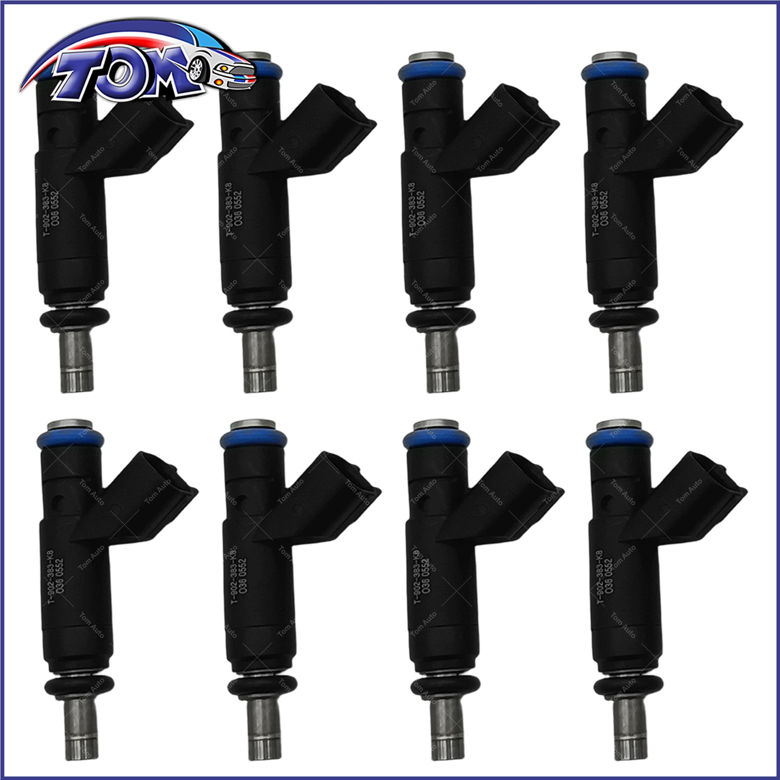 8X Fuel Injectors For 08-10 Dodge Dakota Durango Aspen Jeep Grand Cherokee 4.7L