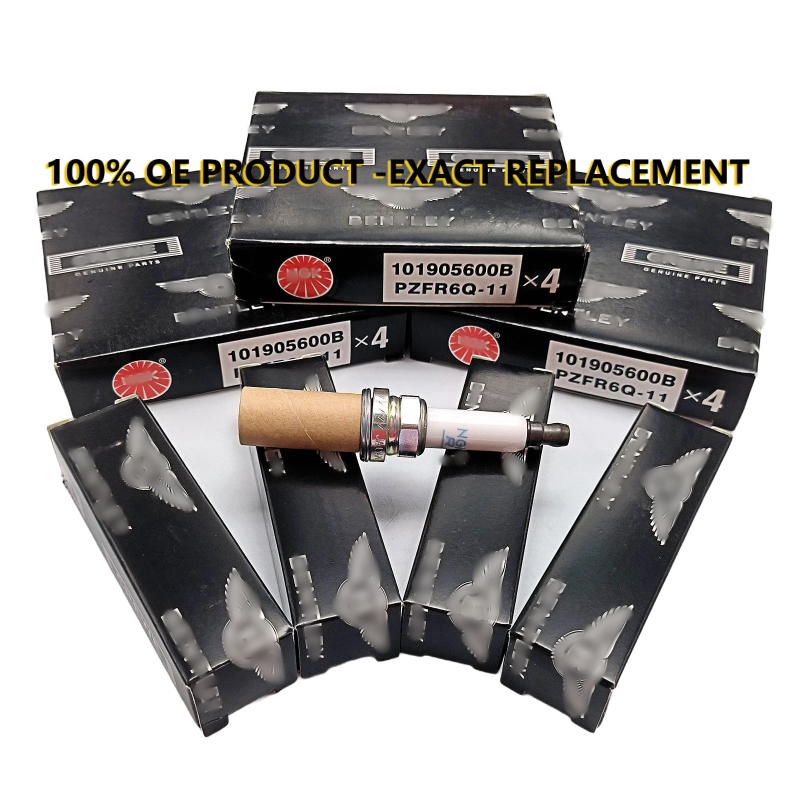 12Pcs 101905600B Spark Plugs For 2004-10 Bentley Continental Gt Gtc Flying Spur
