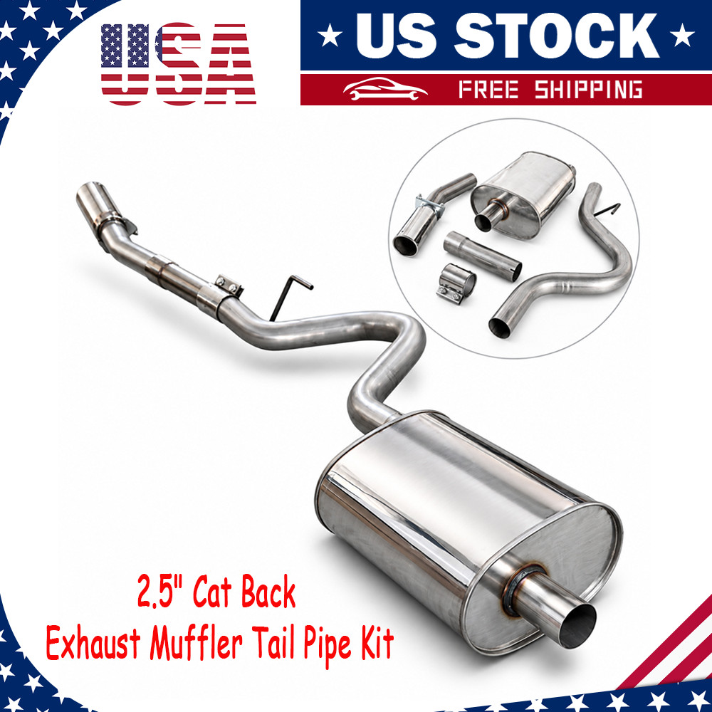 High Performance Exhaust Muffler Tail Pipe Kit For Ford F150 F-150 2004-2014