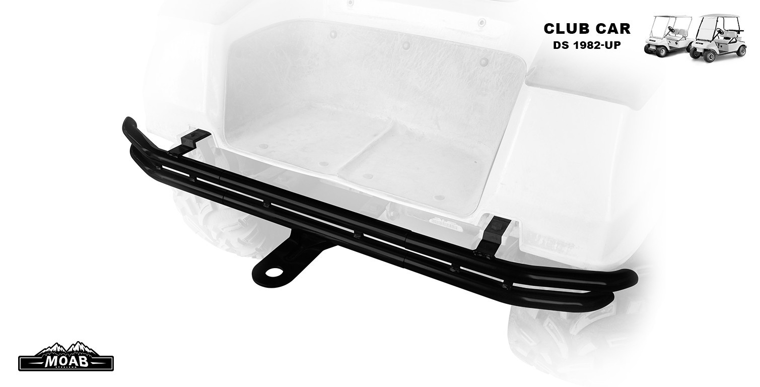\'MOAB\' Rear Bumper Guard/Trailer Hitch for Club Car DS Golf Cart