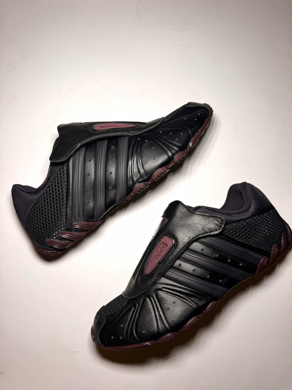 adidas The Whitaker Group Ghost Moto Low W Hook & Loop Black Burgundy KH8149