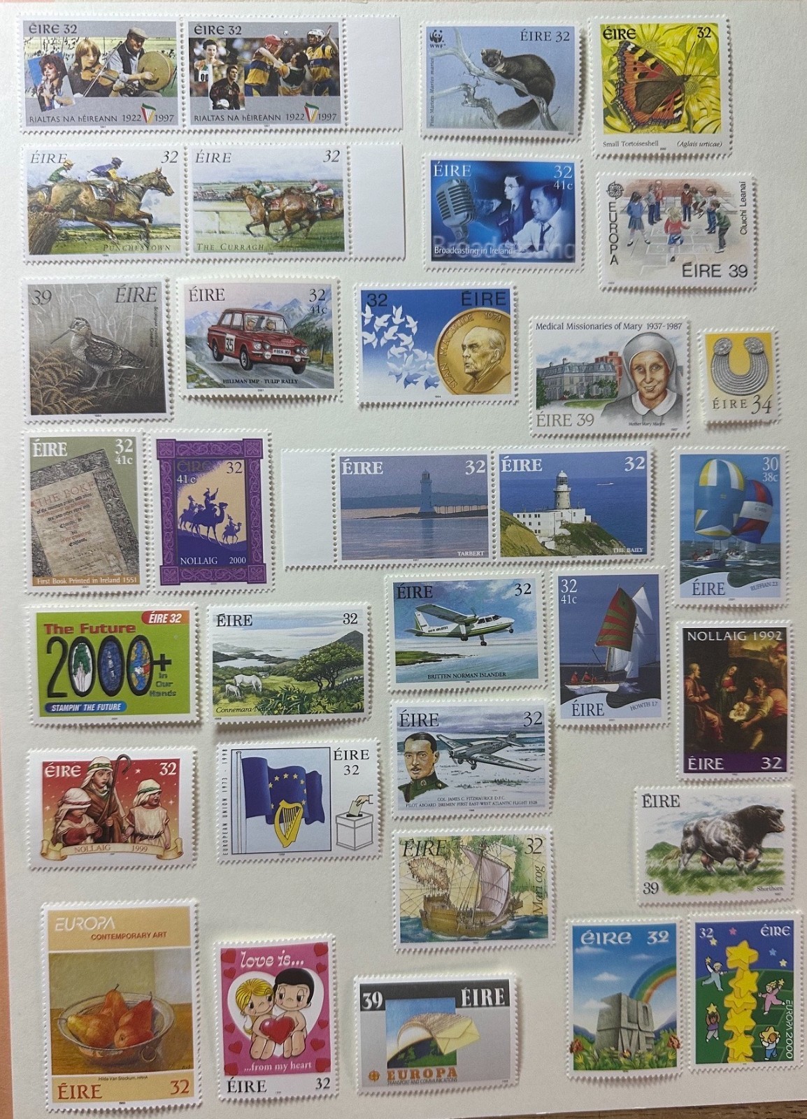 IRELAND Beautiful Mint NEVER Hinged Collection IRELAND Beautiful Mint NEVER Hinged Collection