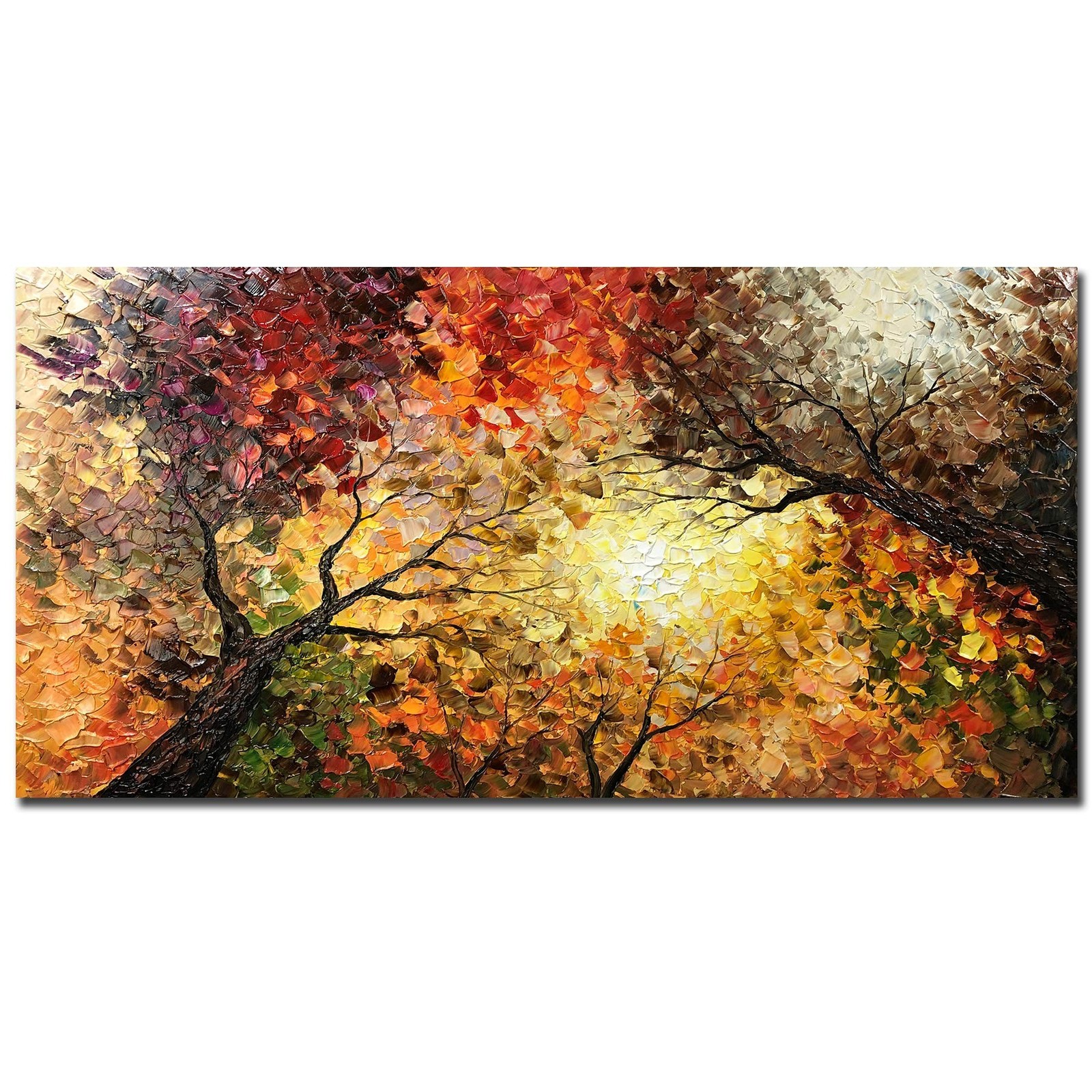 Tiancheng Art,30x60 Inch Modern Hand-Painted Tree Art Oil Painting Acrylic Ab... Tiancheng Art,30x60 Inch Modern Hand-Painted Tree Art Oil Painting Acrylic Ab...