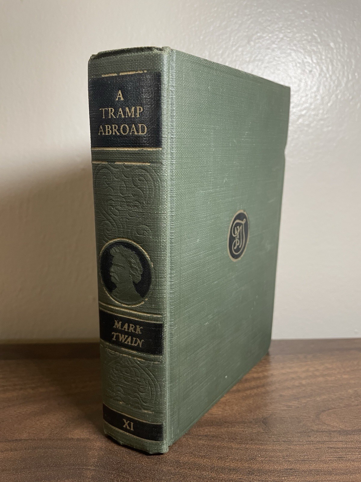 A Tramp Abroad Vol I Mark Twain XI Series Harper & Brothers c1921 HC Vtg Book