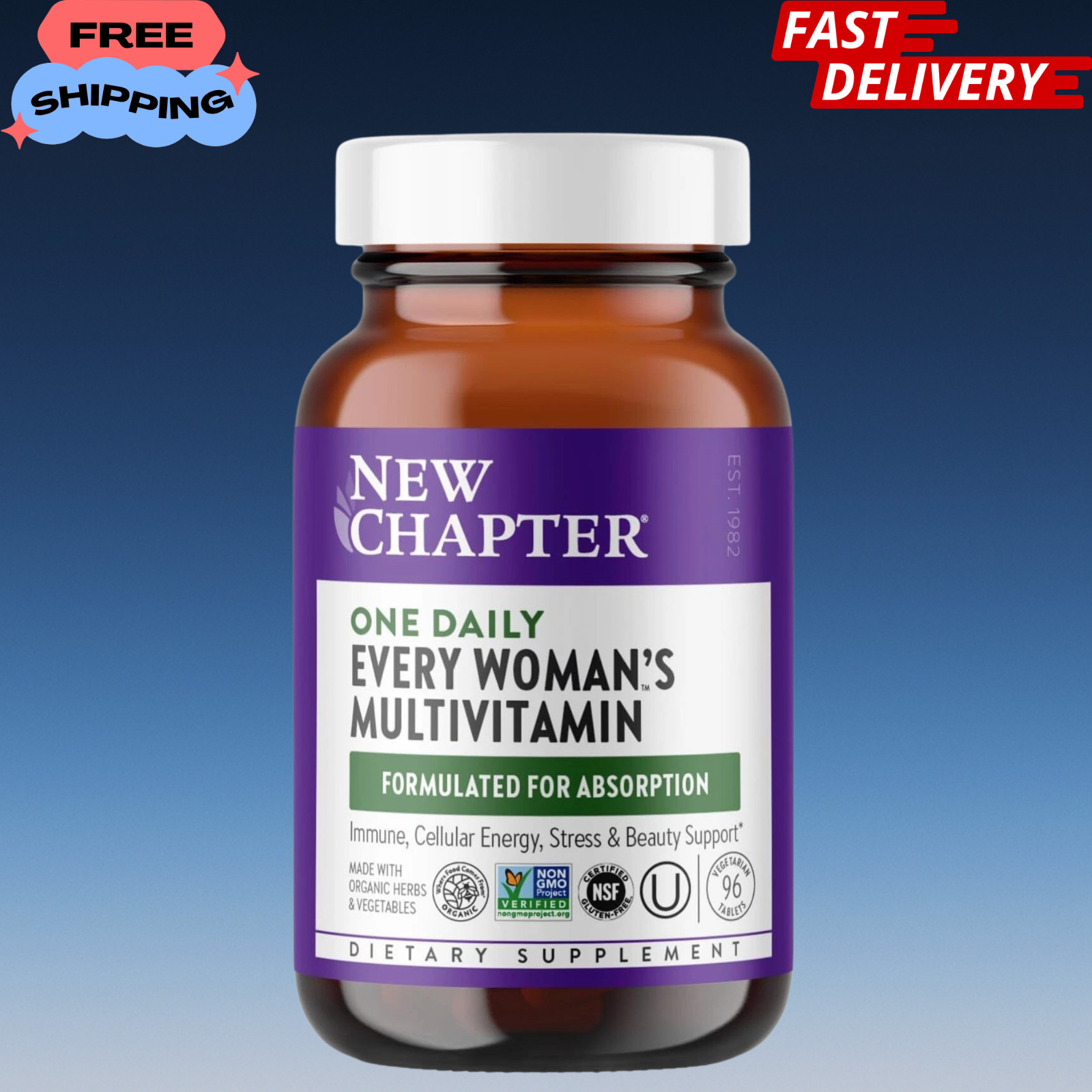 New Chapter One Daily Multi for Every Woman – 96 Count – Exp. 9/27