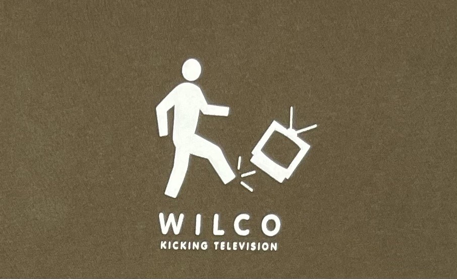 Vintage 2005 Men’s Small WILCO Kicking Television Tour Olive Drab Cotton T-Shirt