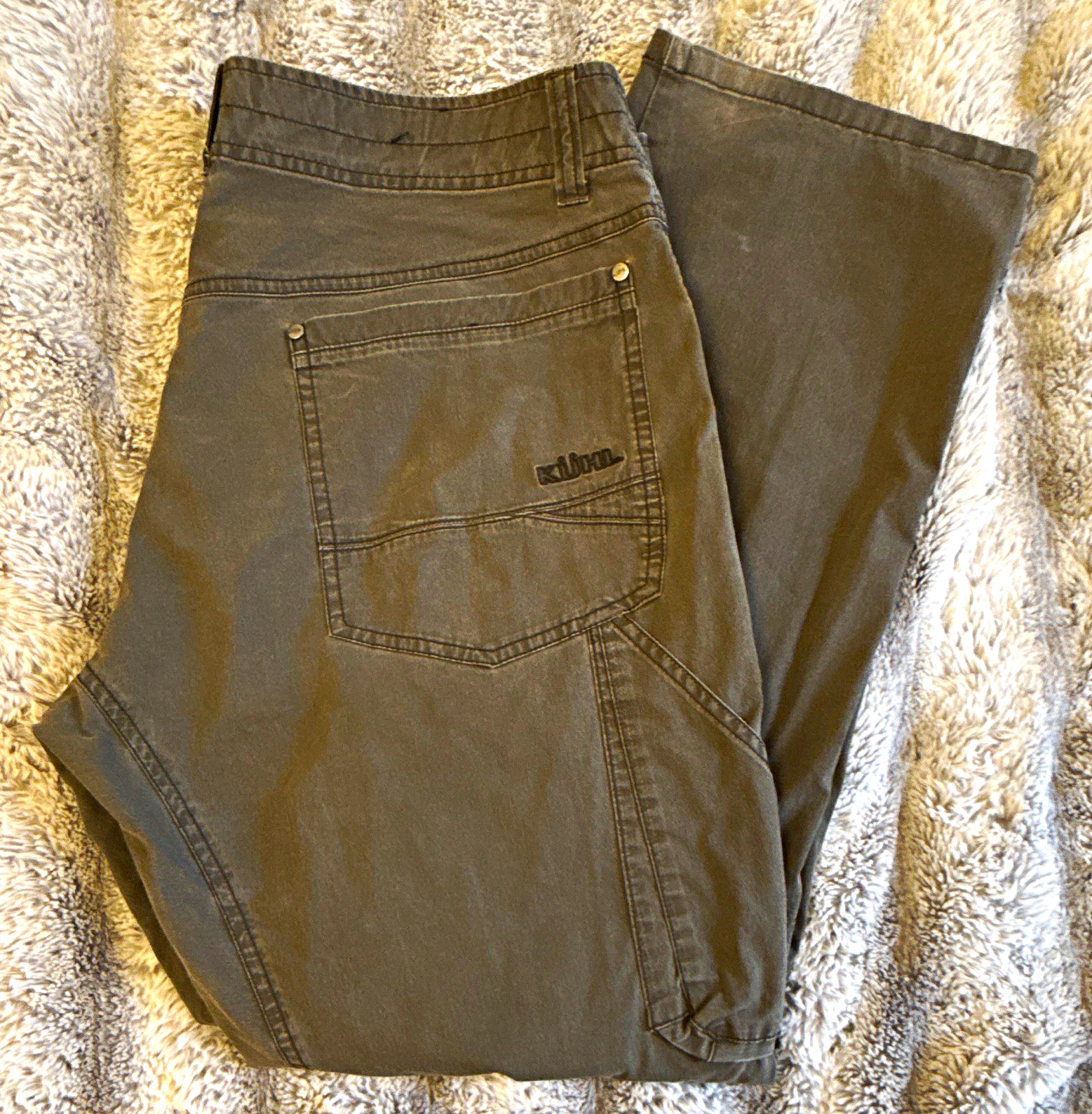 Kuhl REVOLVR Men\'s Gray Cotton Pants Size 36x30 Kuhl REVOLVR Men\'s Gray Cotton Pants Size 36x30