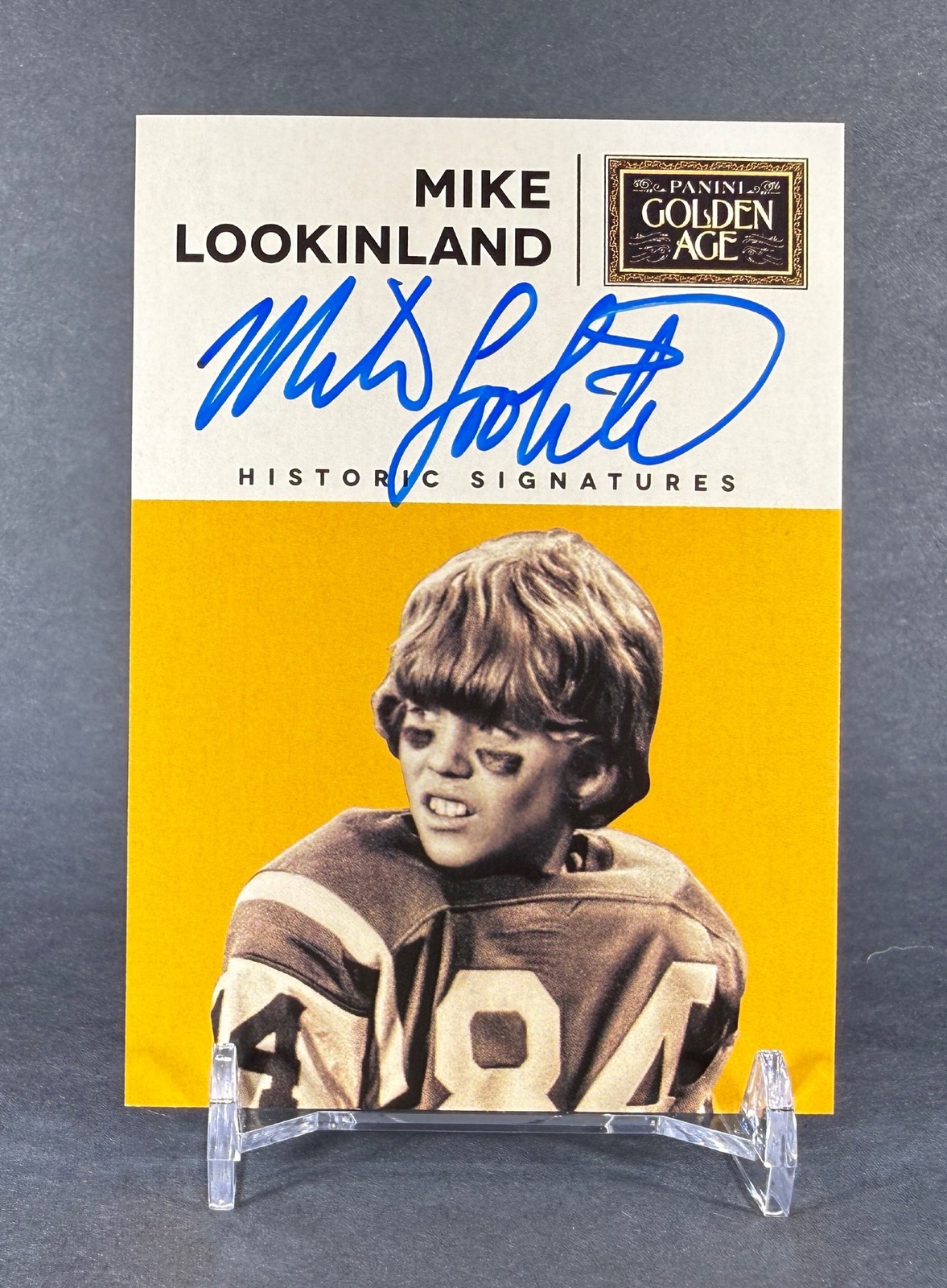 Mike Lookinland Historic Signatures Auto 2014 Panini Golden Age #MKL