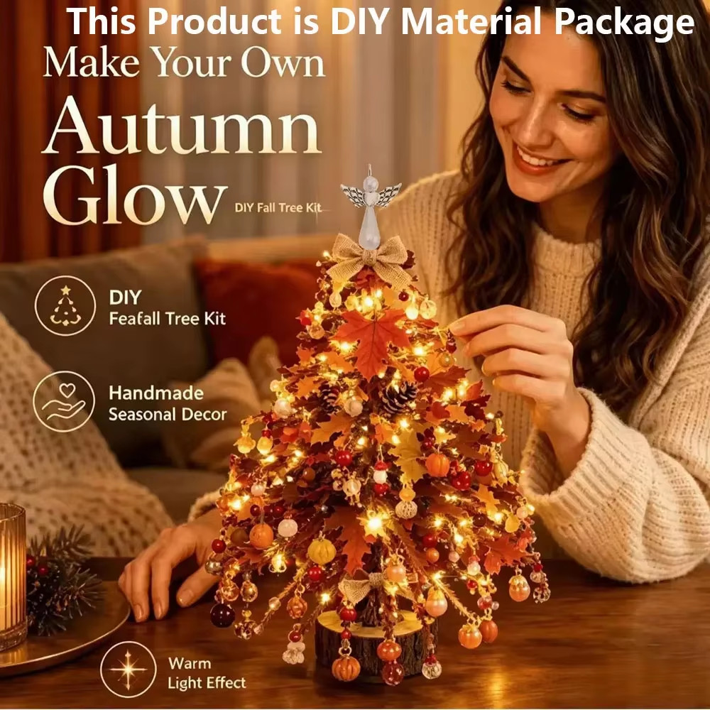 **Handmade DIY Beaded Christmas Tree Desktop Ornament Craft Kit**