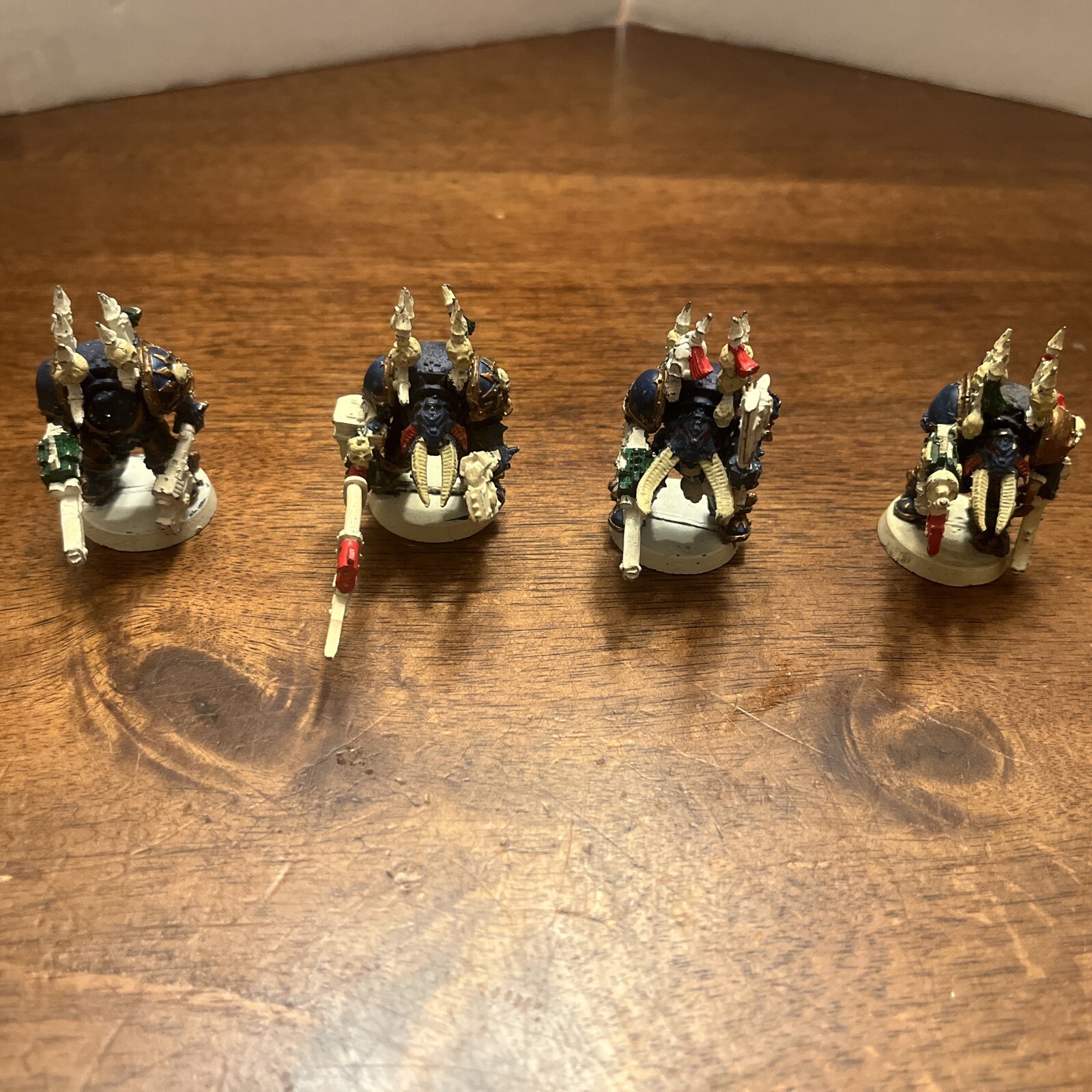 1992 GW Warhammer 40K Chaos Space Marines Terminators - Built/Painted Metal