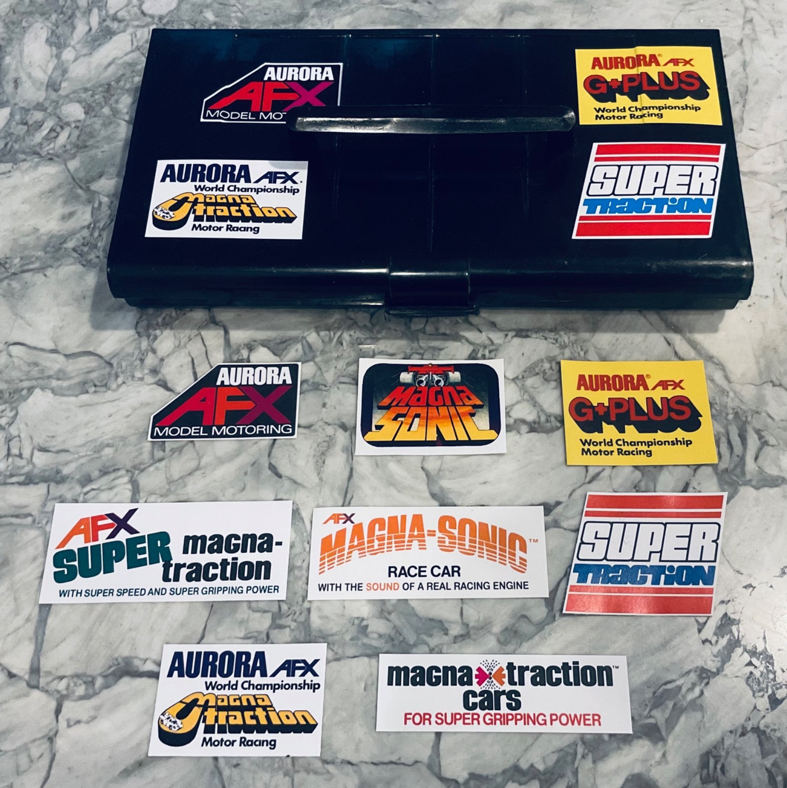 AURORA AFX AW PIT KIT STICKER SET CLASSIC STYLE