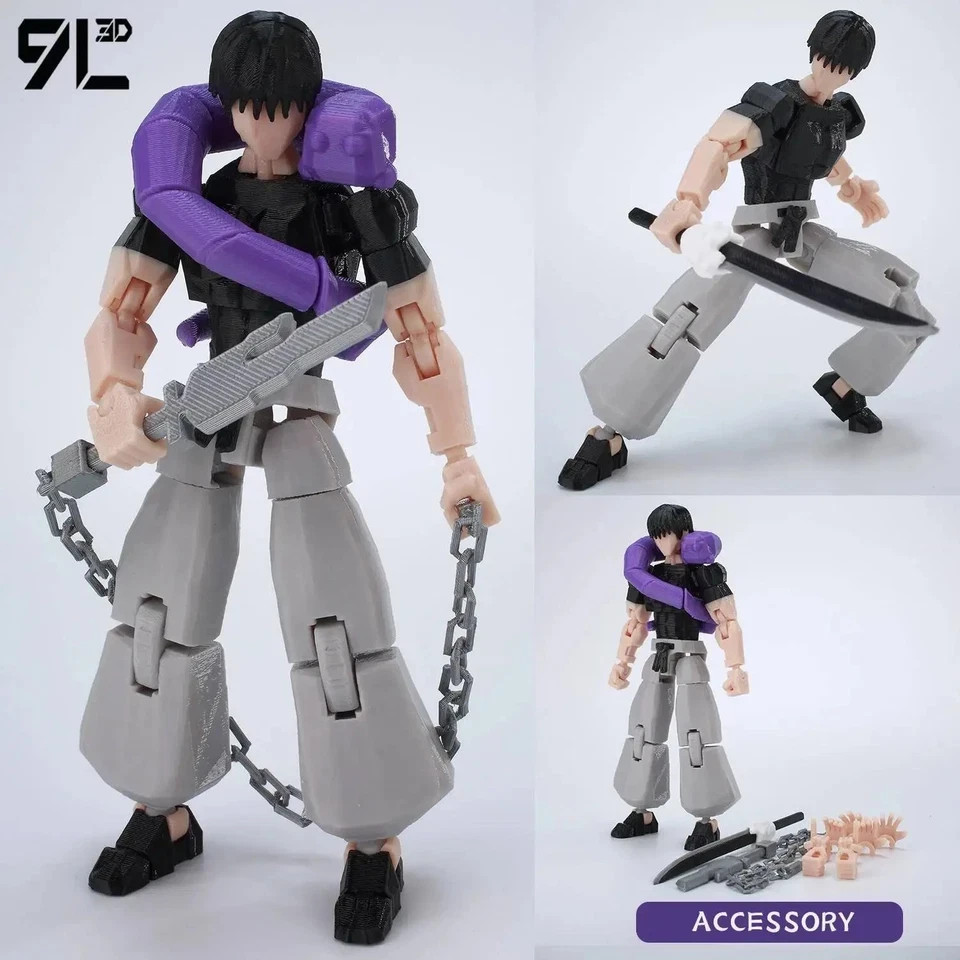 Toji Action Fig 9L 3D Anime Figure Jujutsu Kaisen Sukuna T13 Movable Dummy Lucky Toji Action Fig 9L 3D Anime Figure Jujutsu Kaisen Sukuna T13 Movable Dummy Lucky