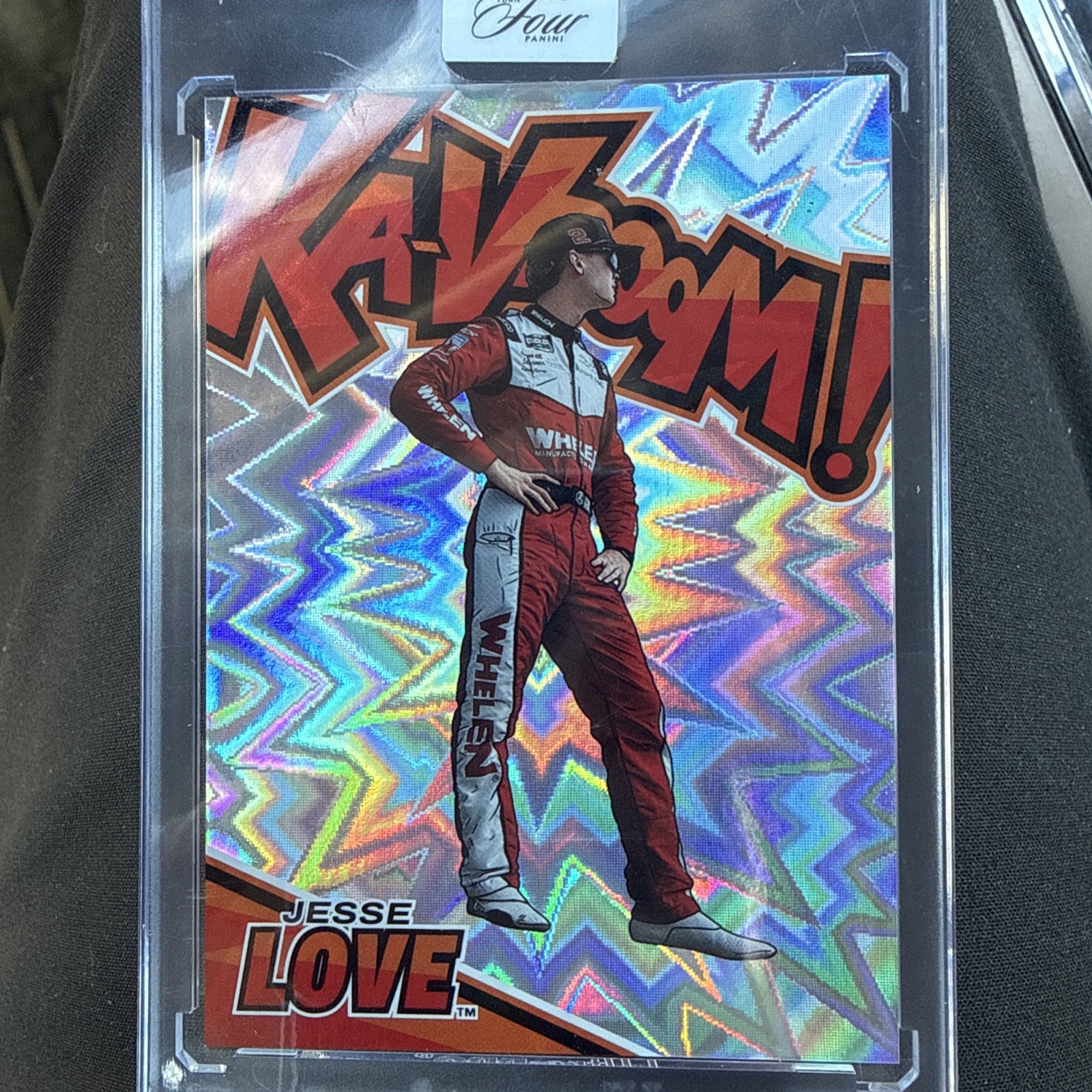 2026 Panini Turn Four Racing KAVROOM #18 Jesse Love CASE HIT SSP NASCAR