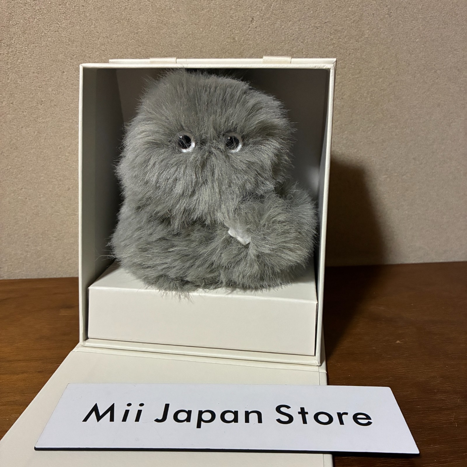 Mirumi TOKYO Charm Robot Plush Gray Fluffy Cute Yukai Engineering Japan 5.51