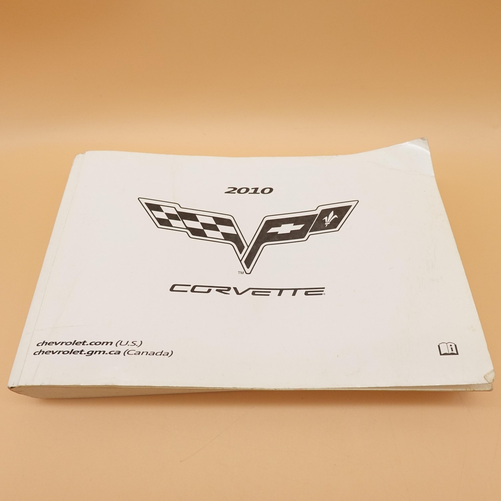 Chevrolet Corvette Owner Manual 2010 OEM Car Guide Book GM 25895343 White