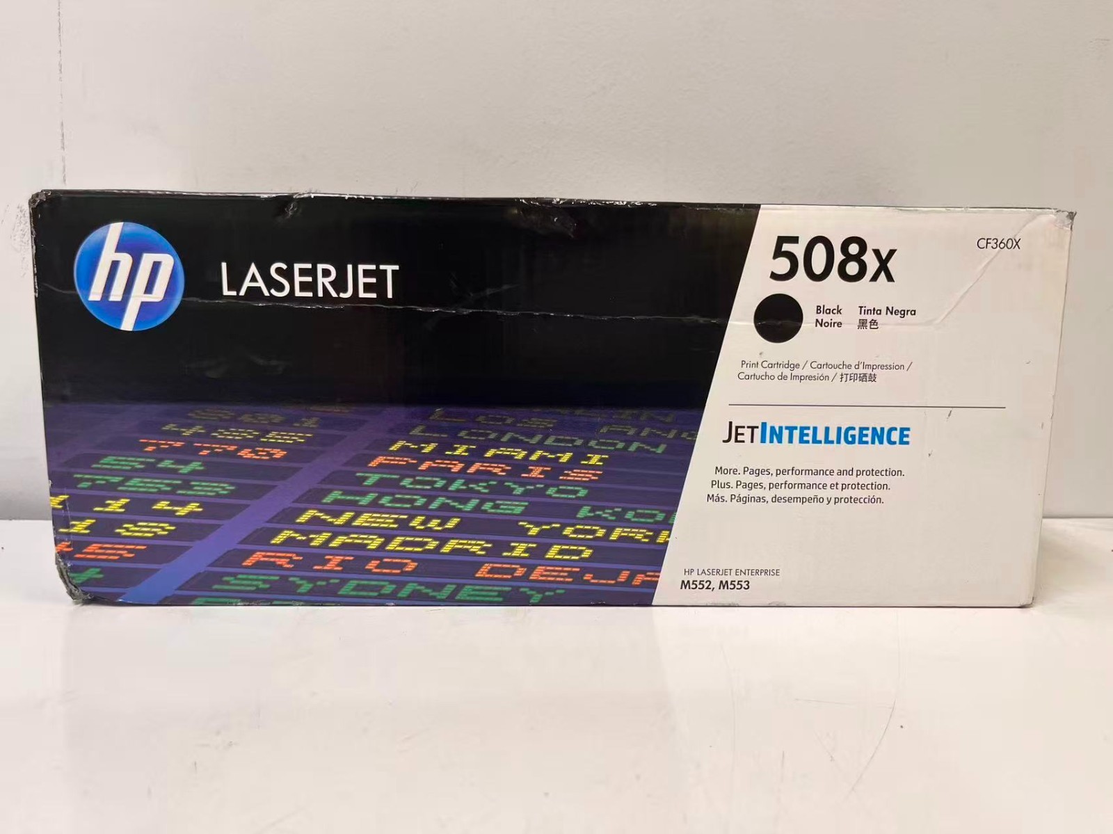 Genuine HP 508X CF360X OEM High Capacity Black Toner LaserJet M552 M553