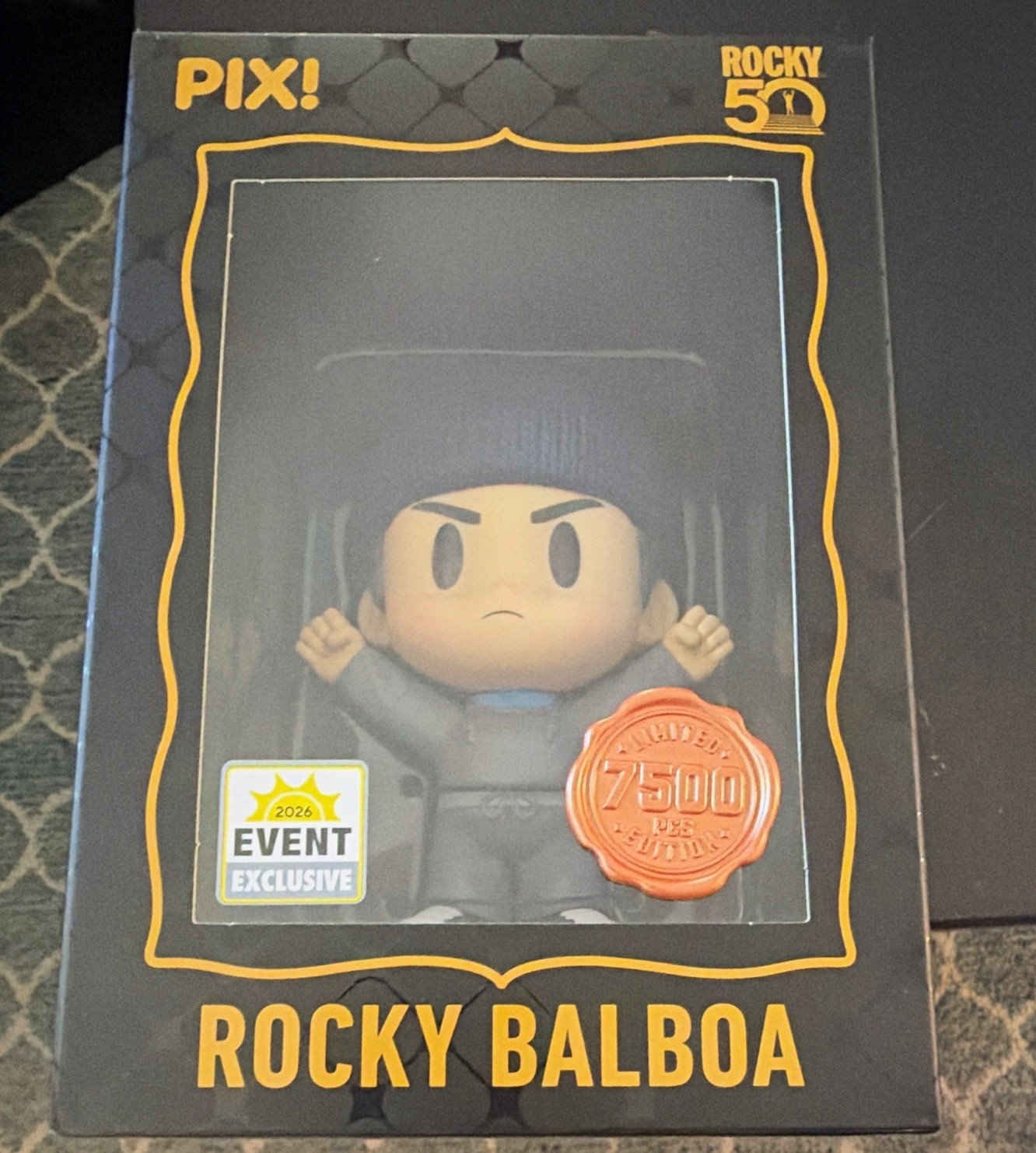 Thrilljoy Pix Rocky Balboa Rocky Vinyl Figure Event Exclusive Limited 7500