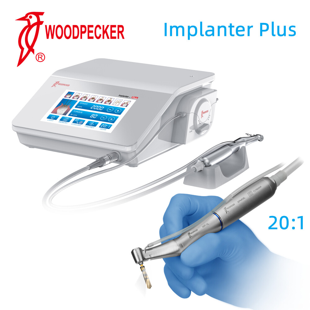 Woodpecker Implant Plus Dental Surgical Motor System +20:1 Fiber Optic Handpiece