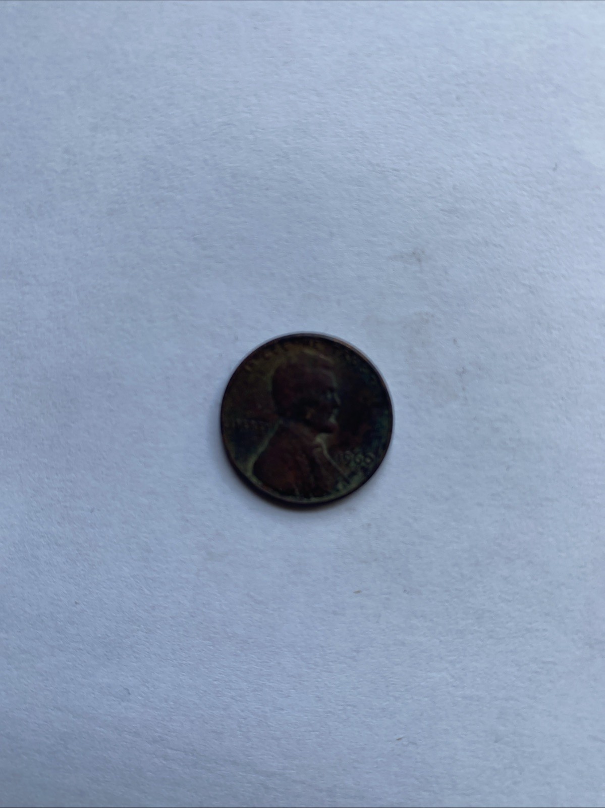 1960 One Cent Penny No Mint Mark L On Rim Circulated Condition US Coin 1960 One Cent Penny No Mint Mark L On Rim Circulated Condition US Coin