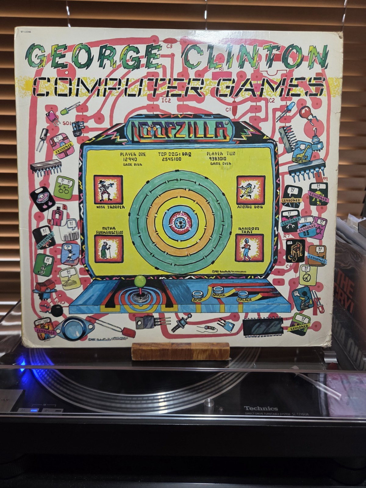 George Clinton, Computer Games, 1982 1st Capitol, ST-12246, VG-VG+ George Clinton, Computer Games, 1982 1st Capitol, ST-12246, VG-VG+