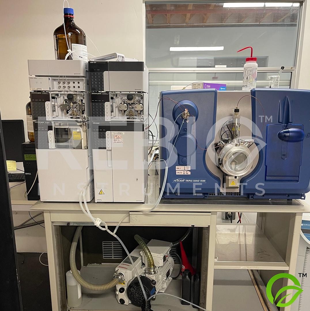AB SCIEX Triple Quad 4500 LC-MS Shimadzu Nexera XR UHPLC Peak Generator