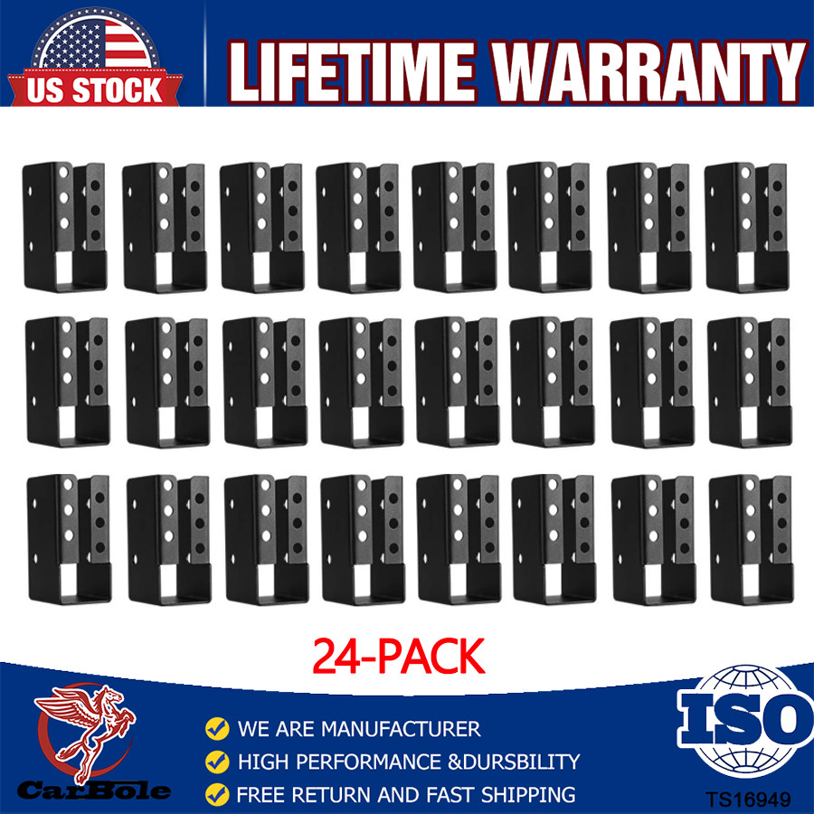 2x4 Joist Hanger 24PCS,Outdoor Trim Concealed-Flange Joist Bracket 2\'\'x4\'\' New