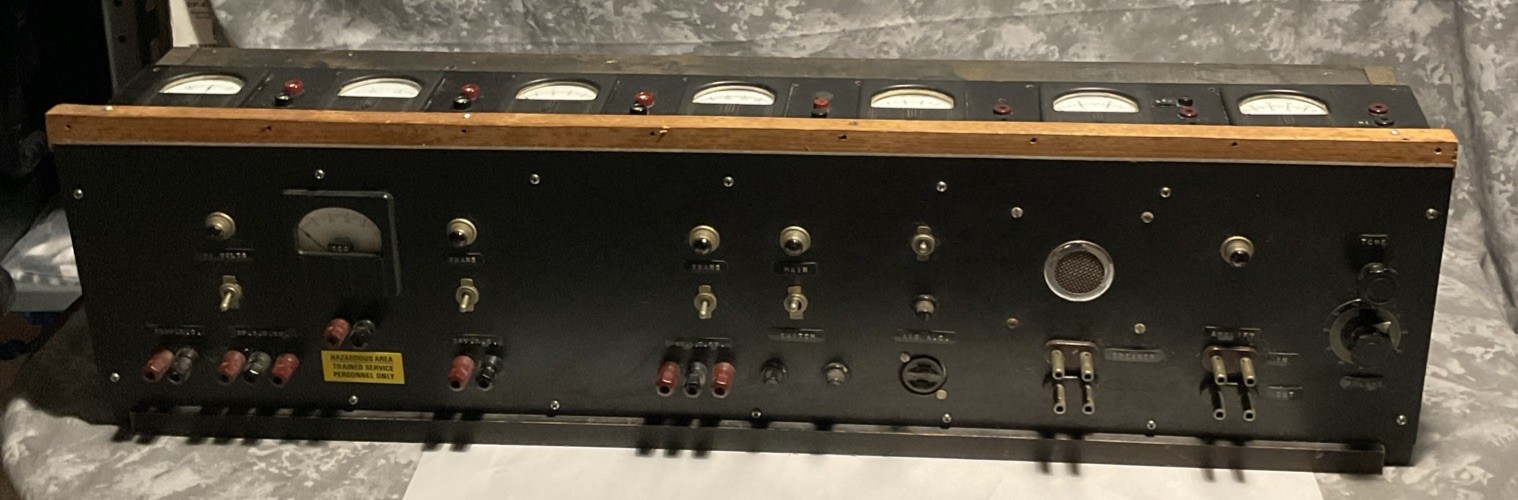 Antique/ VTG Custom 1920's/30's Tube ( Unit)Mixer- Untested 36”Wx 10Hx7 Antique/ VTG Custom 1920's/30's Tube ( Unit)Mixer- Untested 36”Wx 10Hx7