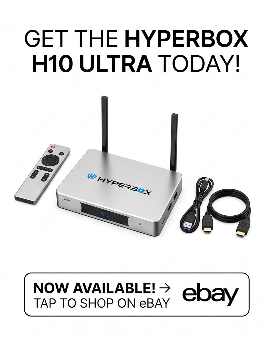🔥Hyperbox H10 Ultra 8K 4gb RAM 128GB ROM Android 🔥All Offers Accepted🔥