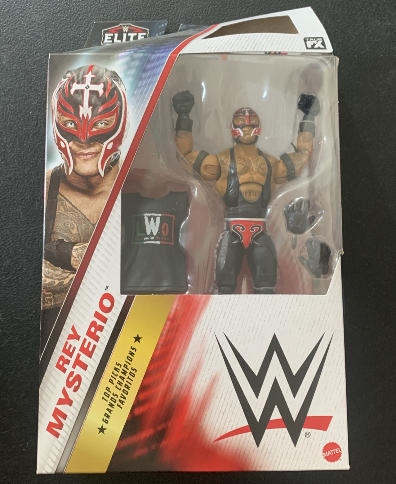 Open Box-New Rey Mysterio WWE Mattel Elite Top Picks 2025 Figure (See Pictures)