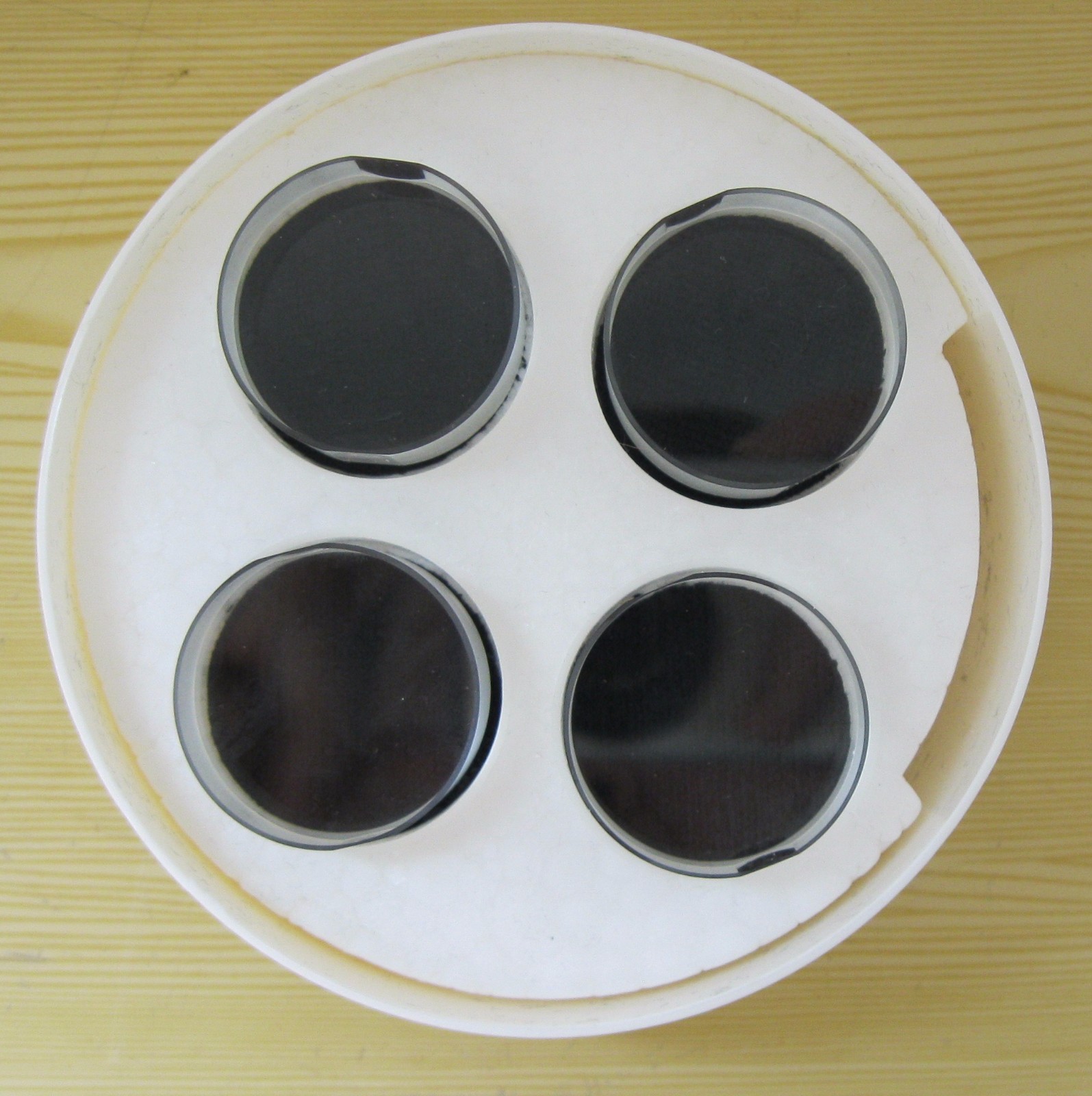 Glass Optical Flat Parallel Set  15 mm. 