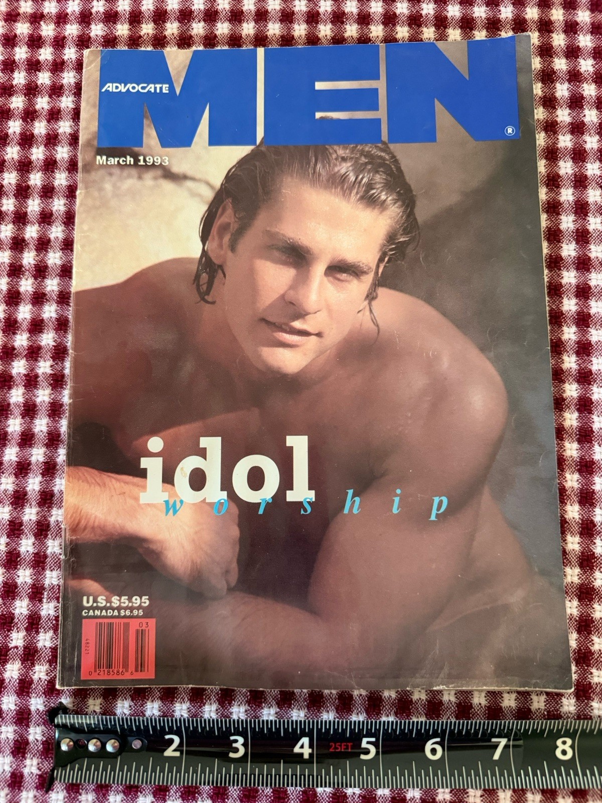 Vintage Rare Advocate Men Magazine - March 1993 - Gay Erotic Illustrated