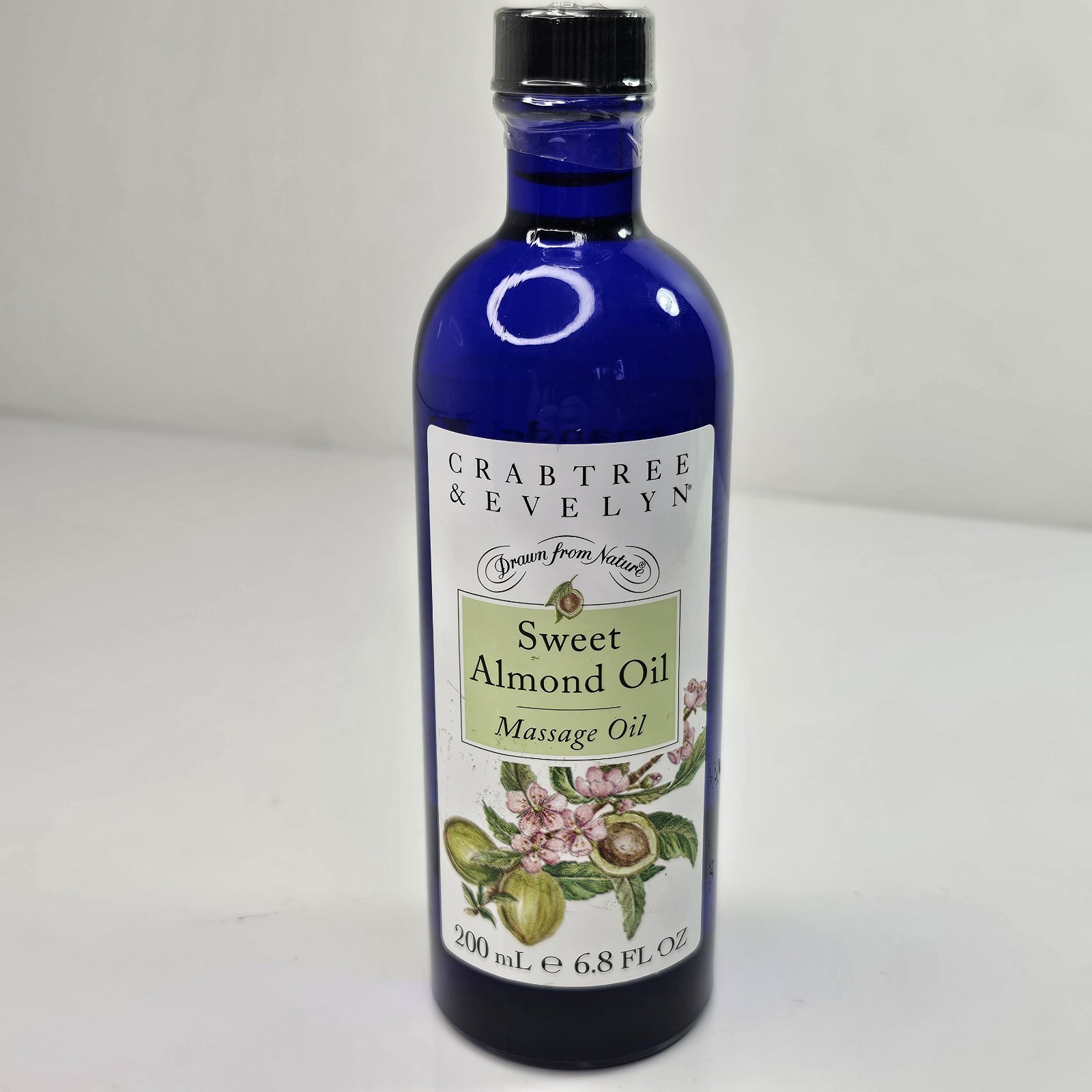 SEALED Vintage Crabtree & Evelyn Sweet Almond Oil Massage Oil 200mL Discontinued