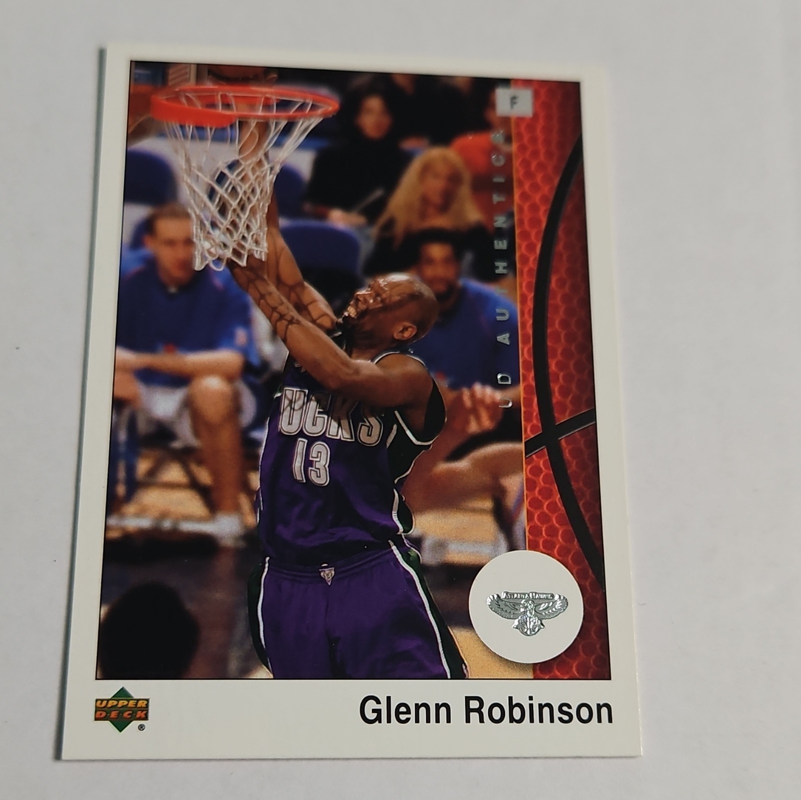 Upper Deck 2002-03 UD Authentics Glenn Robinson #3 Base Set Bucks NBA Card