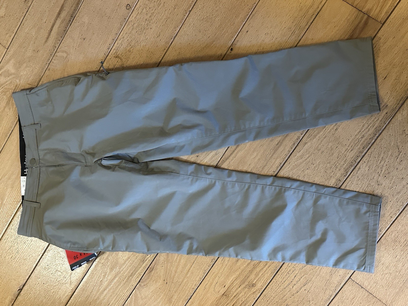 Men\'s Hurley Tech Pants 34x30 Green Item# 1751425.  Hidden Zipper New W/Tags