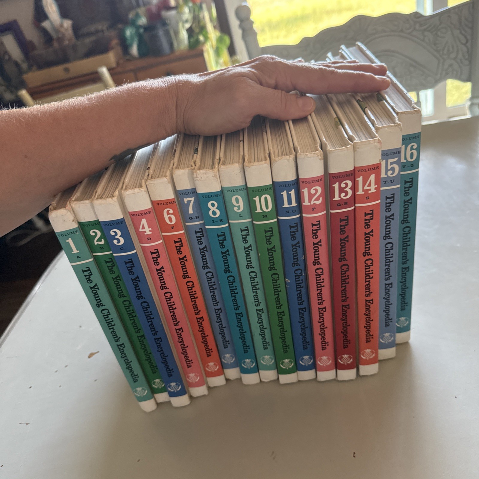 The Young Children\'s Encyclopedia Britannica Volumes 1-16 (minus 5) 1988 HC Set The Young Children\'s Encyclopedia Britannica Volumes 1-16 (minus 5) 1988 HC Set