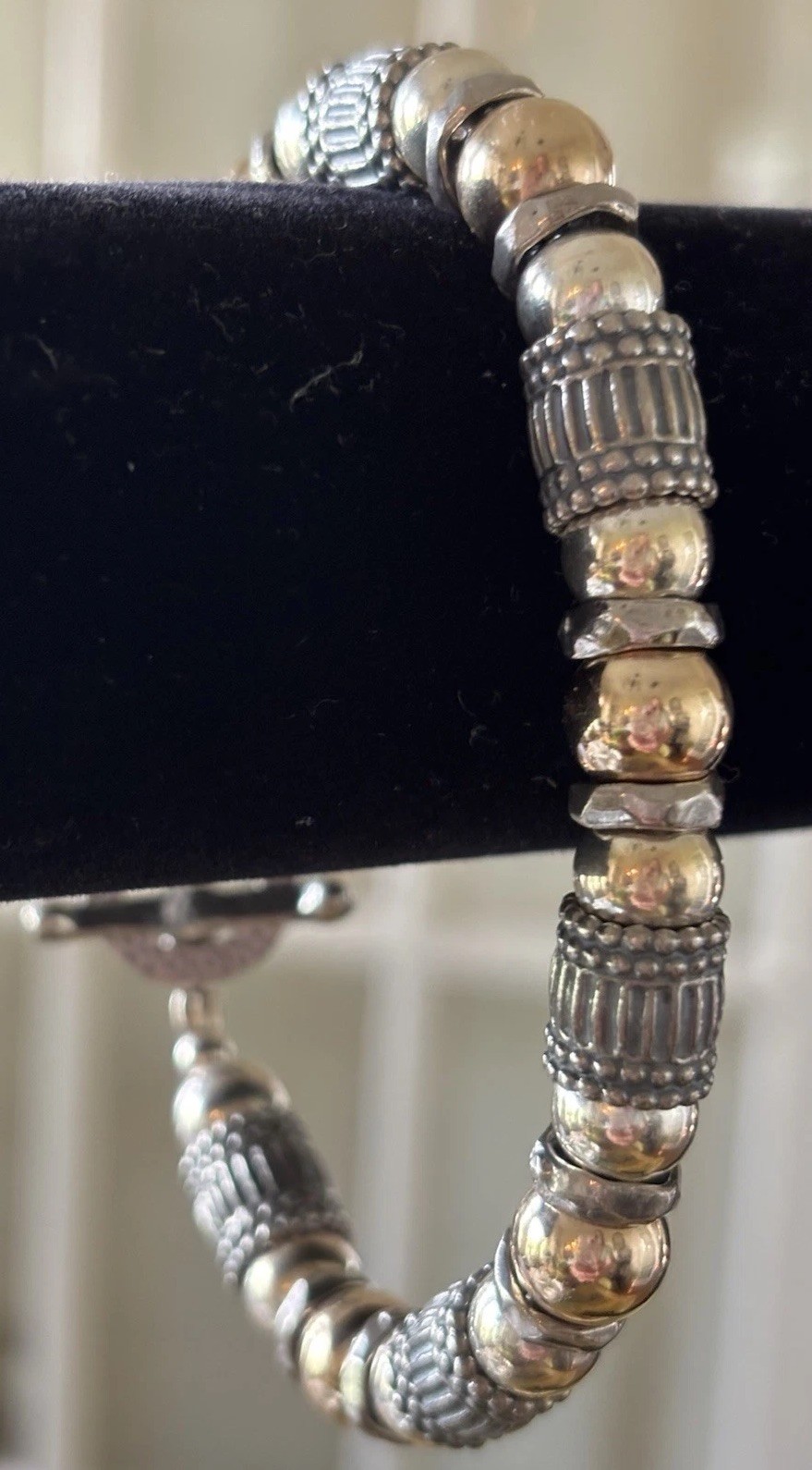 Silver & Gold Retired Signed Silpada Stunning Bracelet With Over 60g