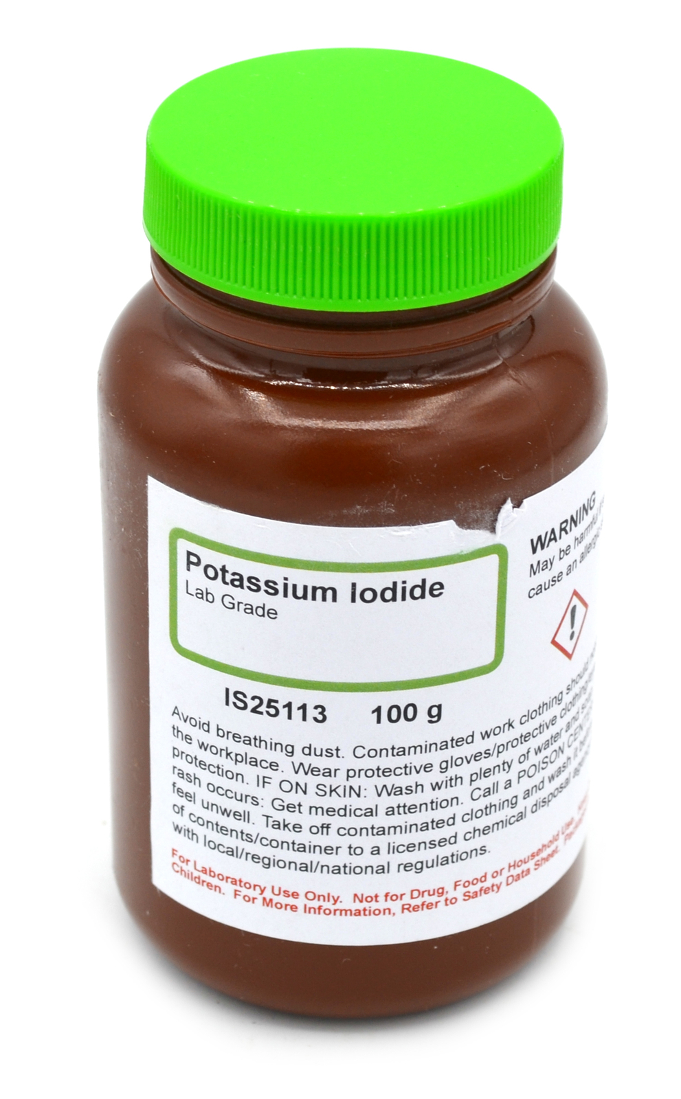 Laboratory-Grade Potassium Iodide, 100g - The Curated Chemical Collection