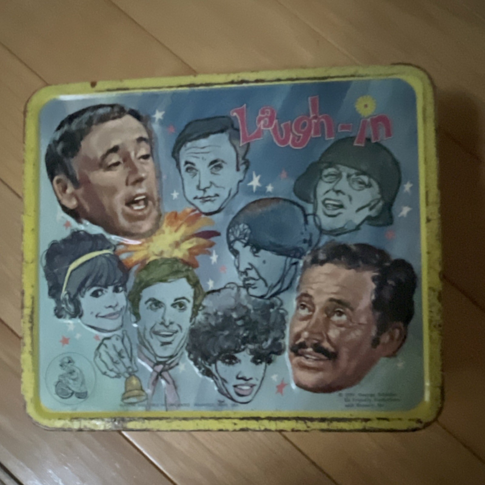 Vintage Laugh-In Metal Lunchbox, Sock-It-To-Me & Here Comes The Judge Graphics Vintage Laugh-In Metal Lunchbox, Sock-It-To-Me & Here Comes The Judge Graphics
