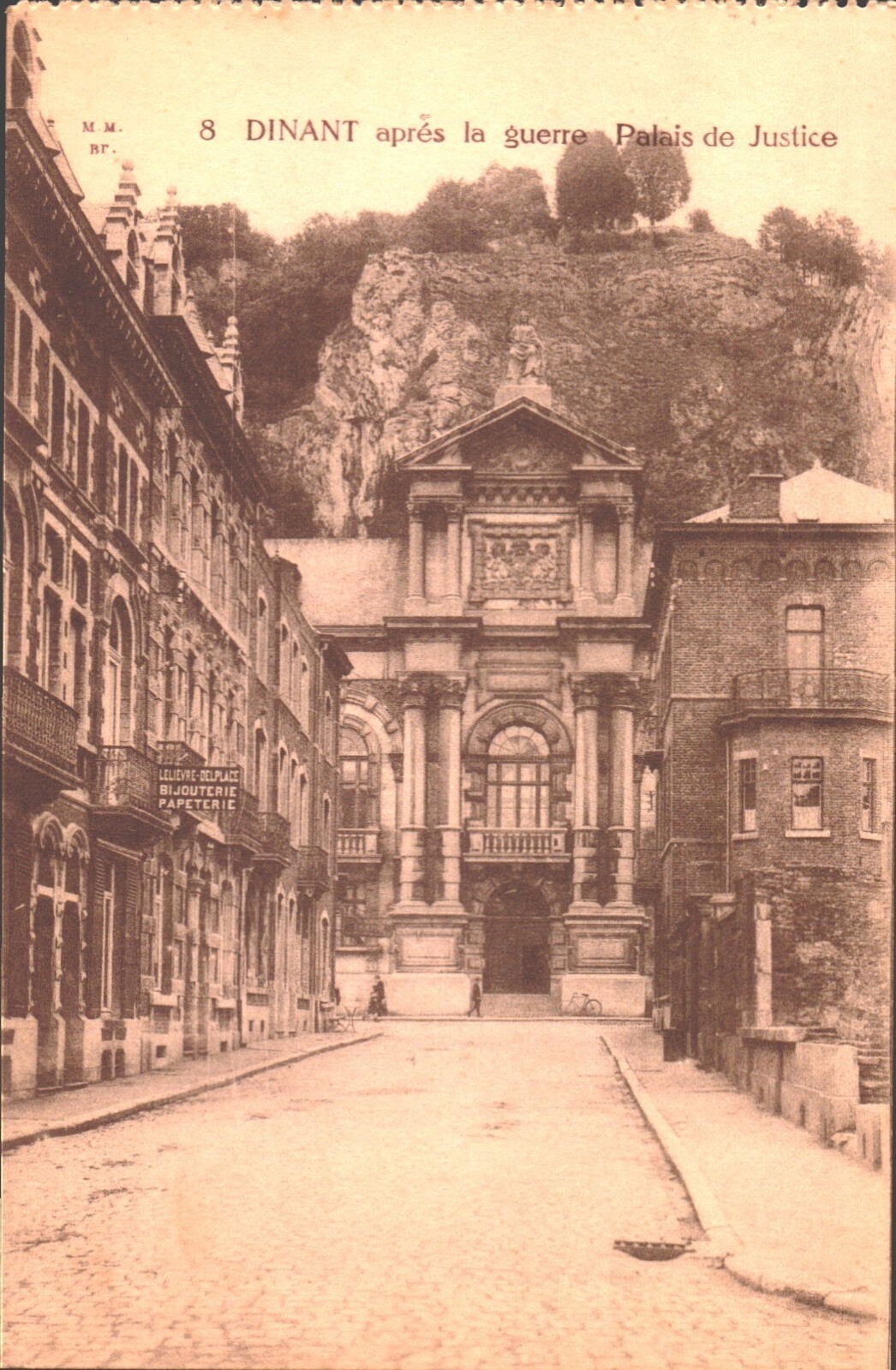 Courthouse After the War Dinant Belgium WWI Era 1910s Postcard Europe